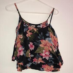 Floral Hollister top